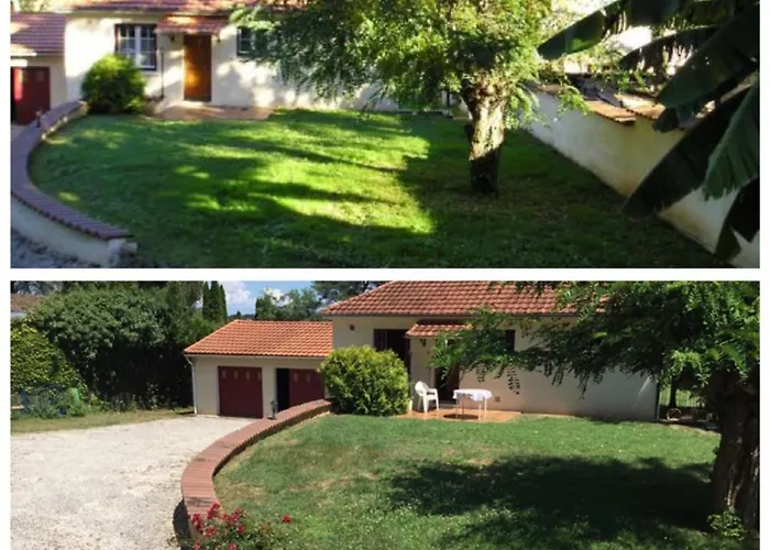 Ferienhaus Evasion En Dordogne: Maison Au Bord De L'eau Avec Parking Prive - Fr-1-616-413 Mauzac-et-Grand-Castang